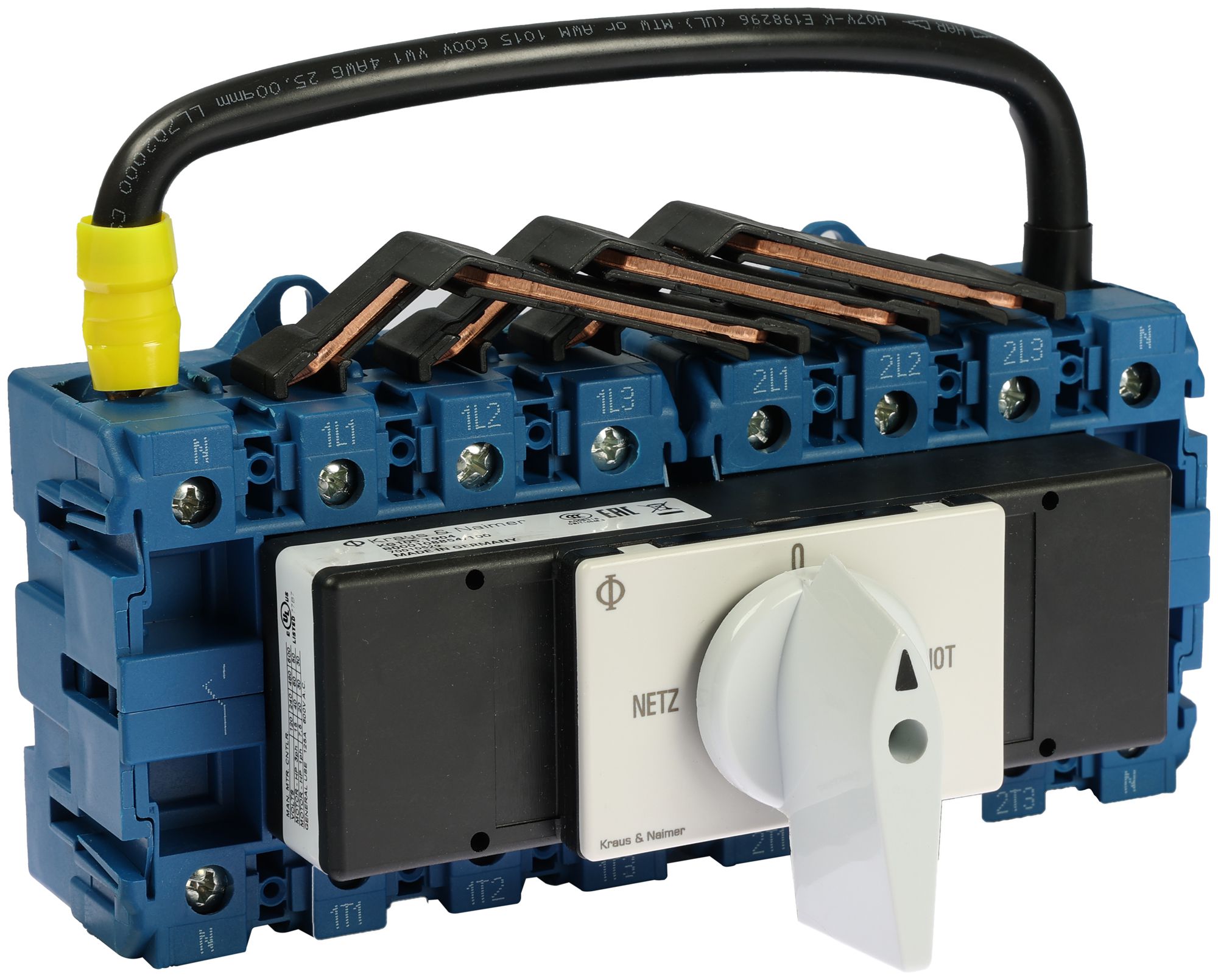 Commutatore di rete AMD K&N KG105.T904.VE2, 125A/1000V 4P l=184mm "NETZ-0-NOT"
