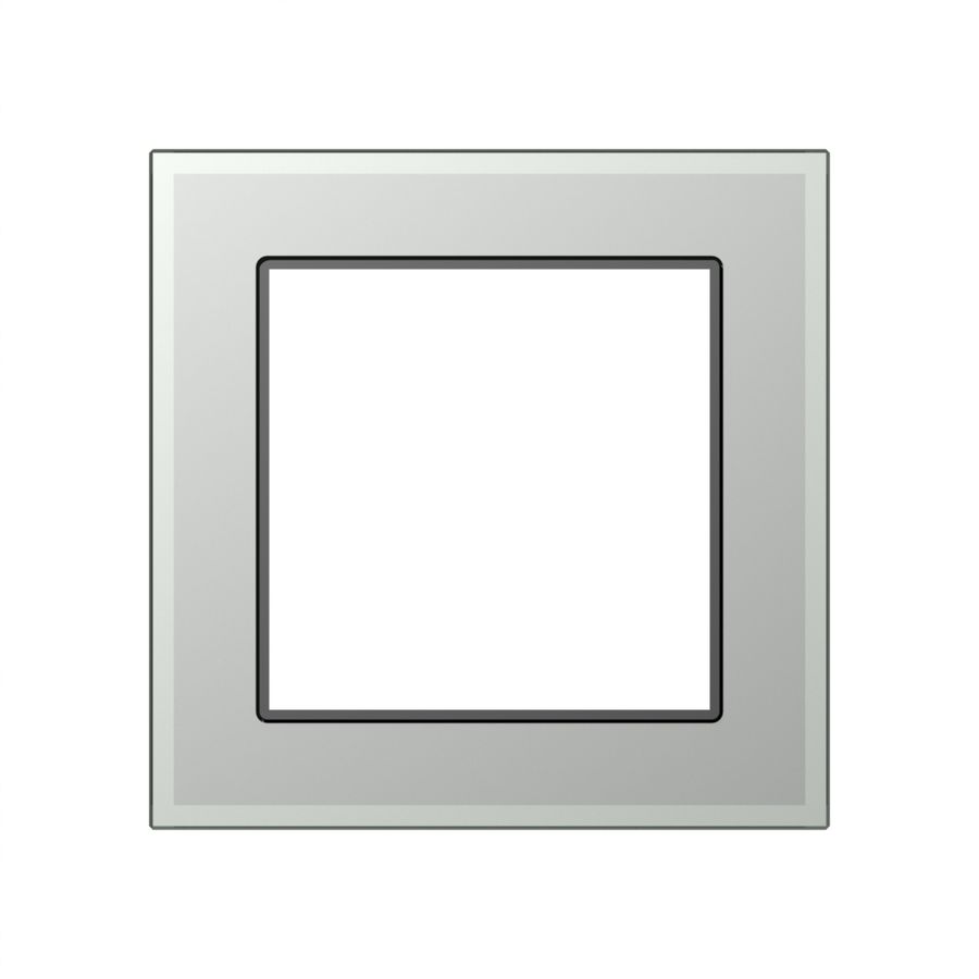 Abdeckrahmen SIDUS 1×1 transparent