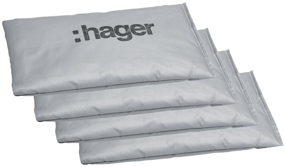 Cuscini antincendio tehalit S90 a=35mm 4 pezzi