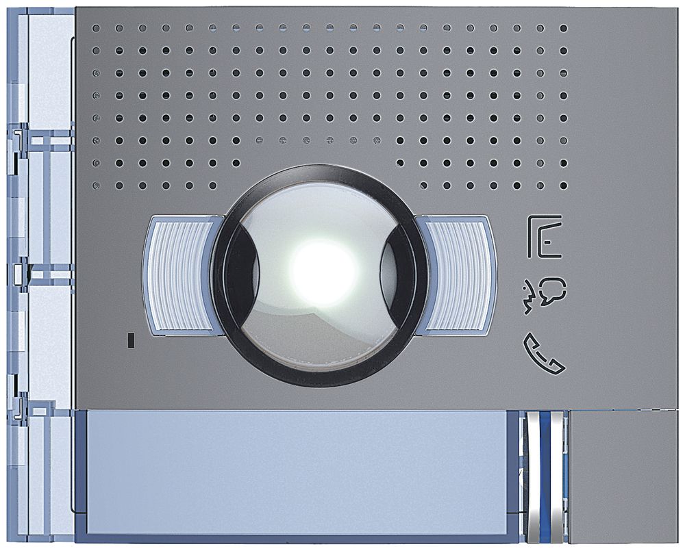 Façade pour module haut-parleur/caméra de porte 96° Sfera 1 bouton gris graphite