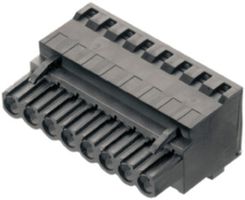 Connettore femmina Weidmüller BLF chiuso 5.08mm 2L stagnato nero