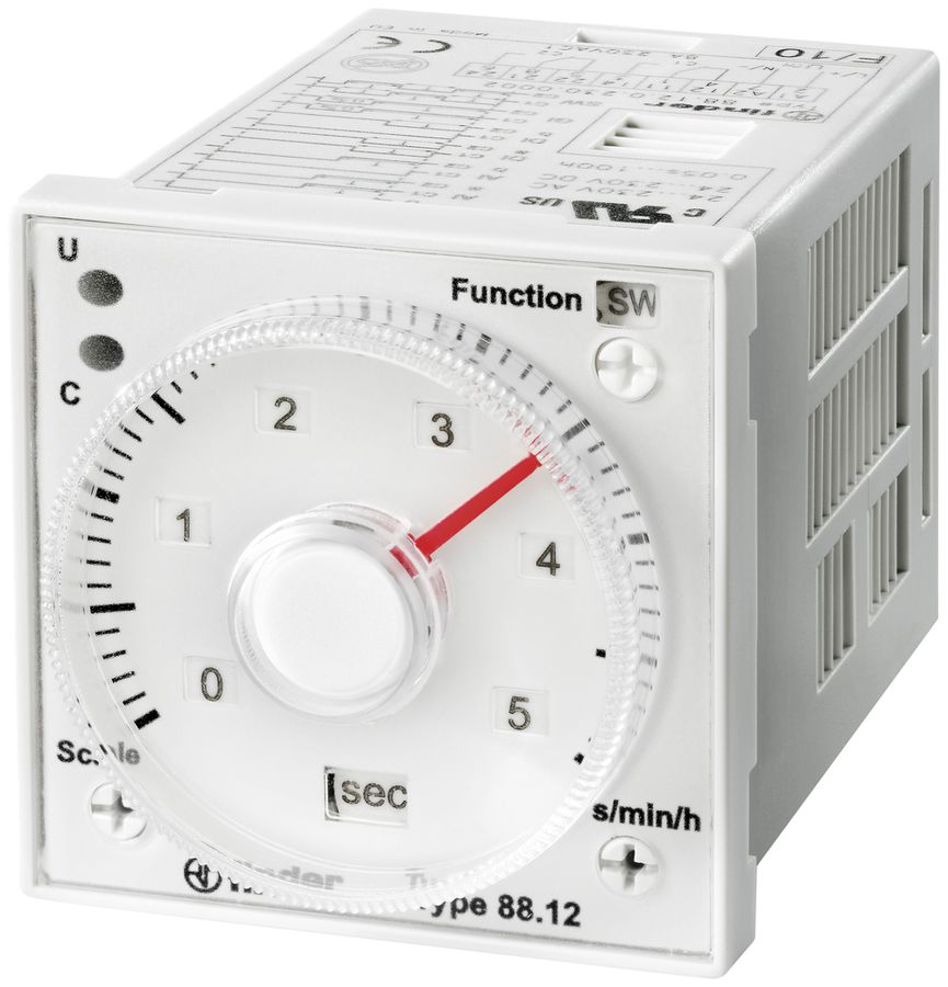 EB-Zeitrelais Finder 8L 24…230VUC, 6 Funktionen