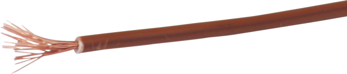 Toron T sans halogène 0.75mm² brun Eca, Bobine à 100m