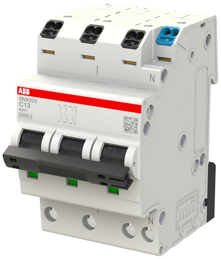 Leitungsschutzschalter ABB FlexLine 3LN 400V C 13A 6kA 3TE