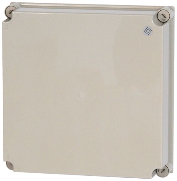 Deckel Eaton D250-CI48 375×375×70mm RAL7035 grau