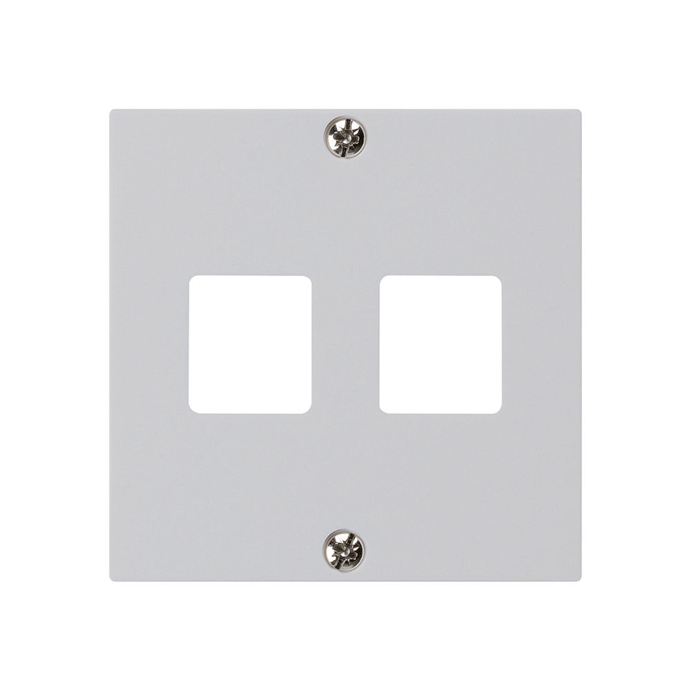 Frontplatte HMS kallysto für 2 Module hellgrau