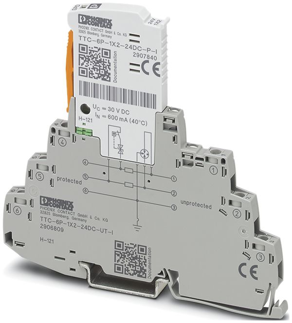 Protection surtension Phoenix Contact TTC-6P-1X2-48DC-UT-I