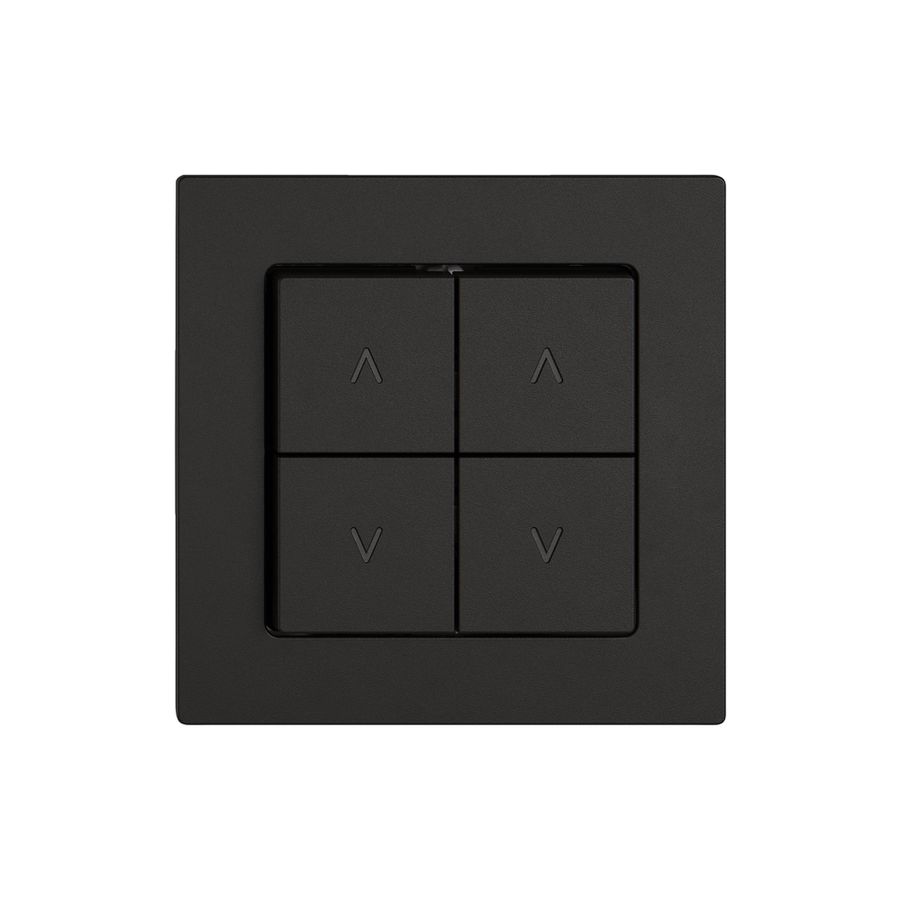 Storentaster EDIZIO.liv SNAPFIX® 10A 250V 4 Tasten 2 Kanäle sz