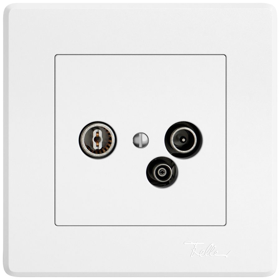 Prise antenne ENC TV-R-données EDIZIO.liv SNAPFIX® 23dB bc