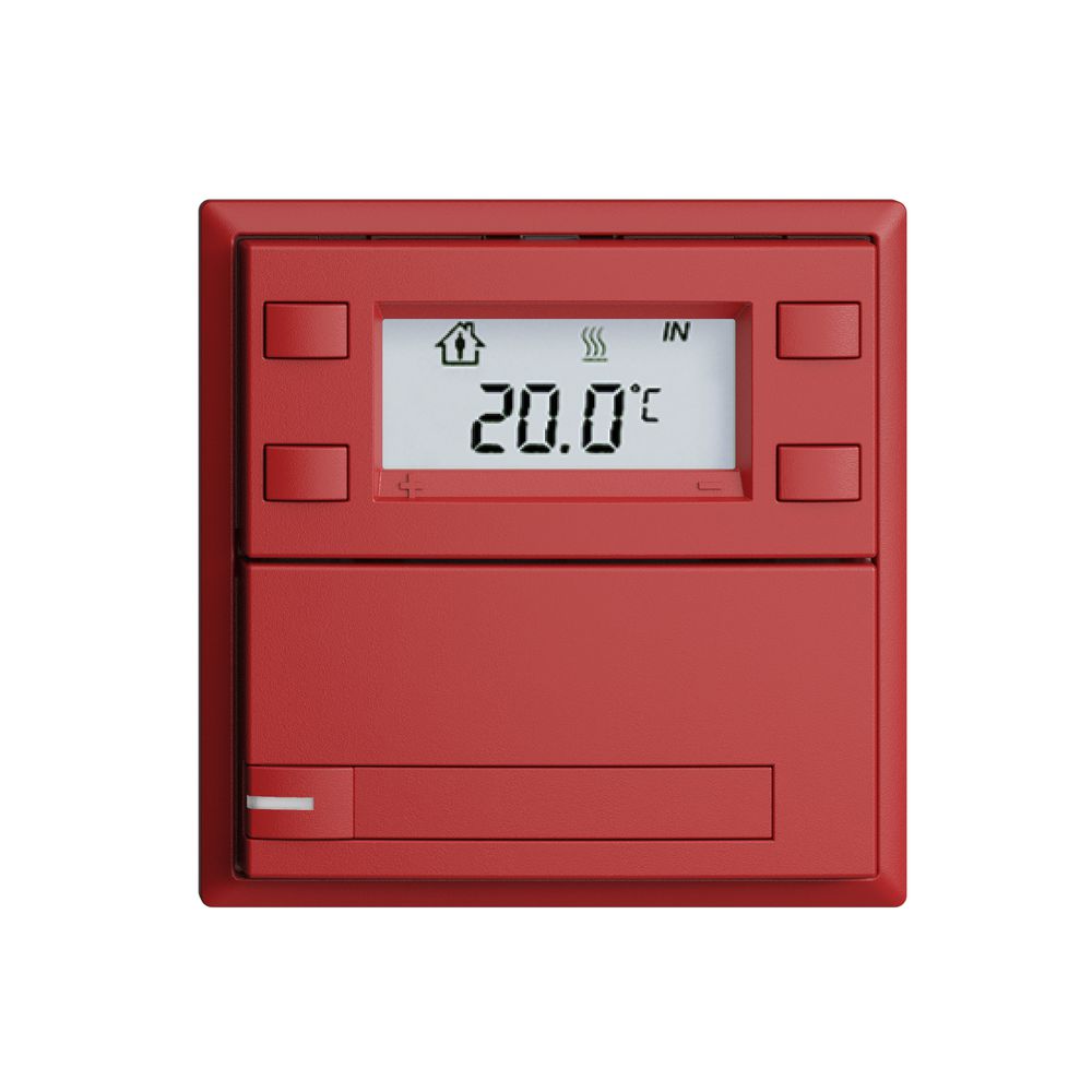 Poussoir RTH ENC KNX 1× EDIZIOdue F berry, avec pap.+LED RGB