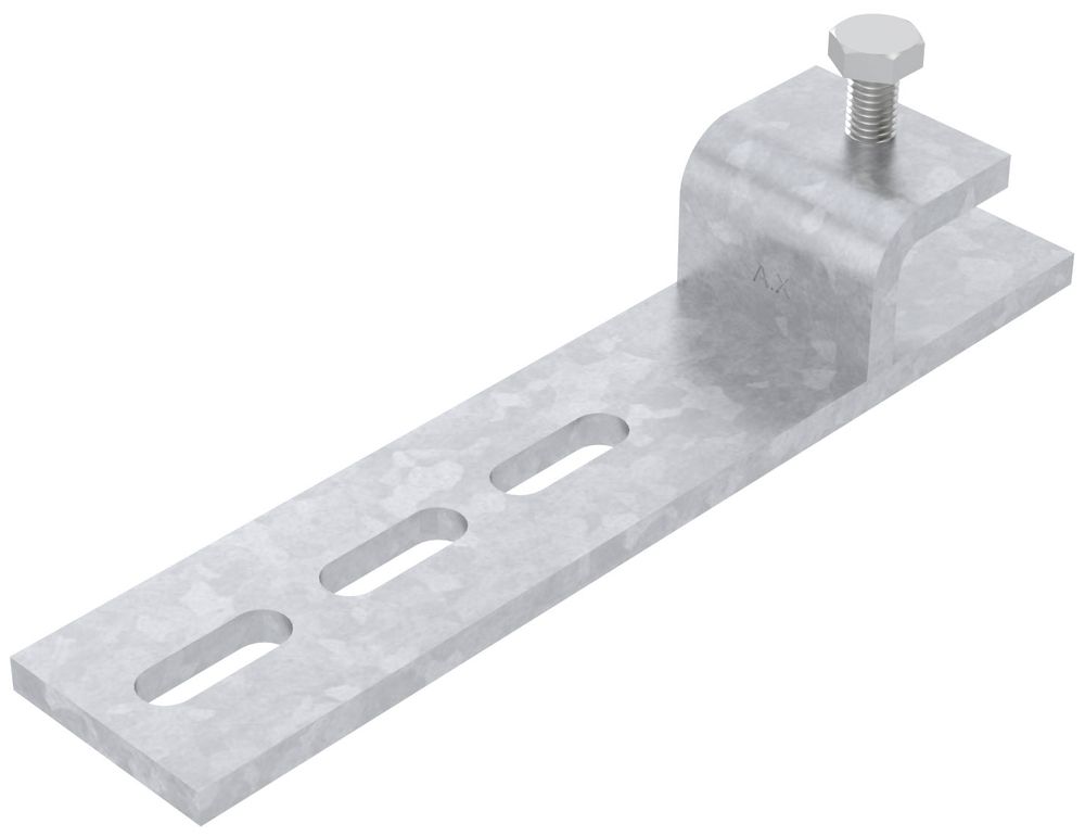 Pièce de fixation Bettermann 20×187mm zinguée à chaud par immersion