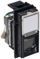 Datendose Living Now Kategorie 5E UTP 1 Modul schwarz