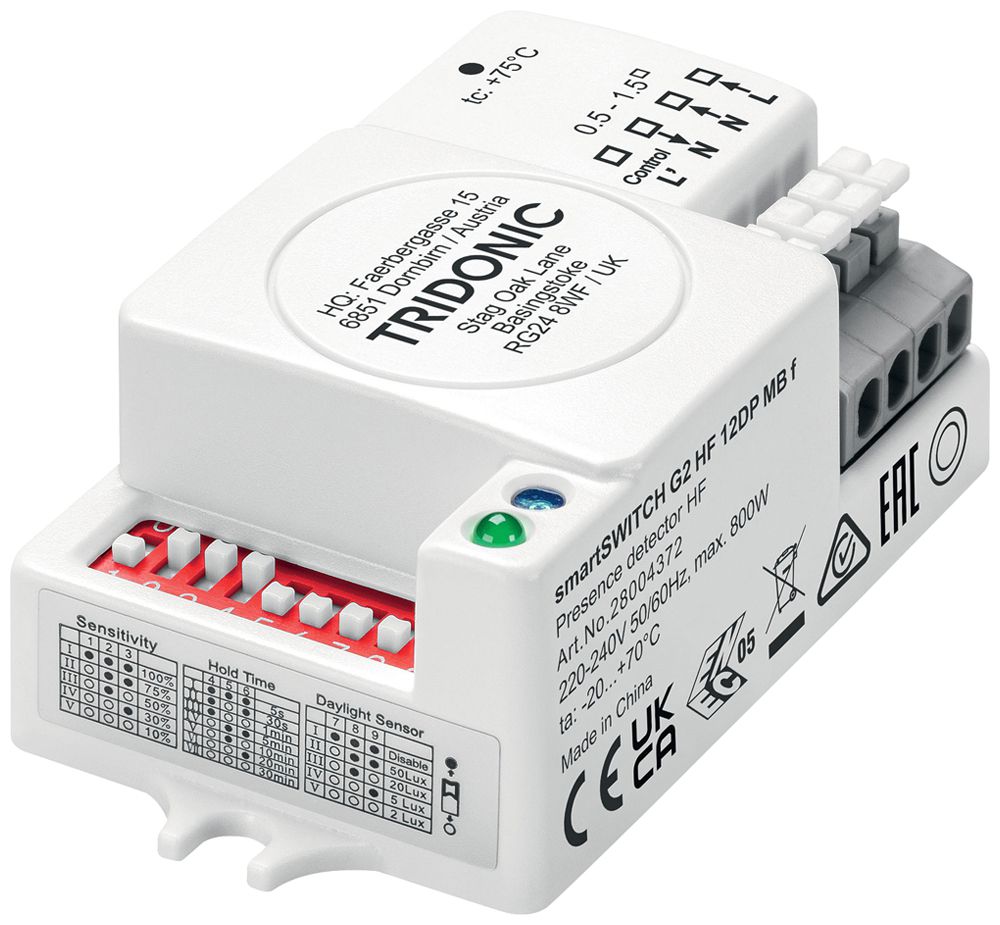 EB-Bewegungsmelder Tridonic smartSWITCH MB f IP20 HF weiss