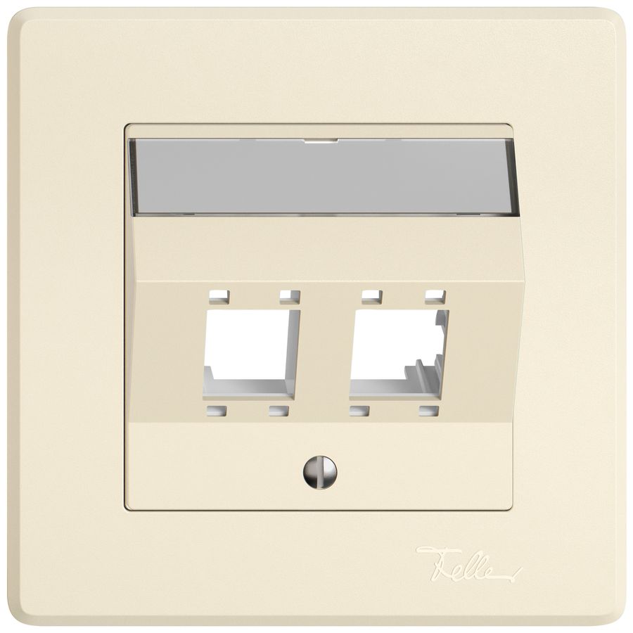 Kit di montaggio INC EDIZIO.liv SNAPFIX® per freenet cat.5e/6 2× cr