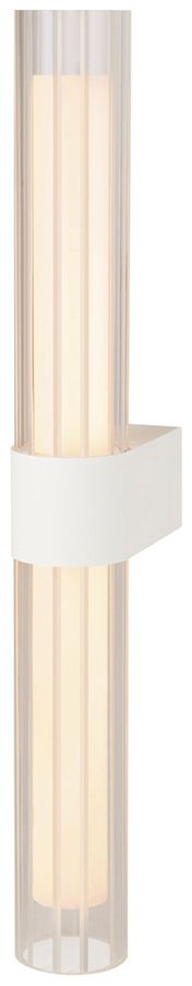 Applique LED SLV LYGANT double 11W 800lm 3000K IP44 587×75mm blanc