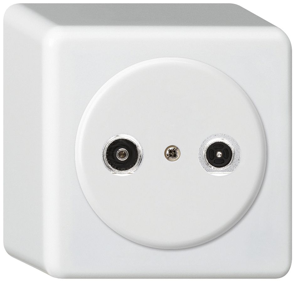 Prise d'antenne AP basico TV-R 23dB 2GHz blanc