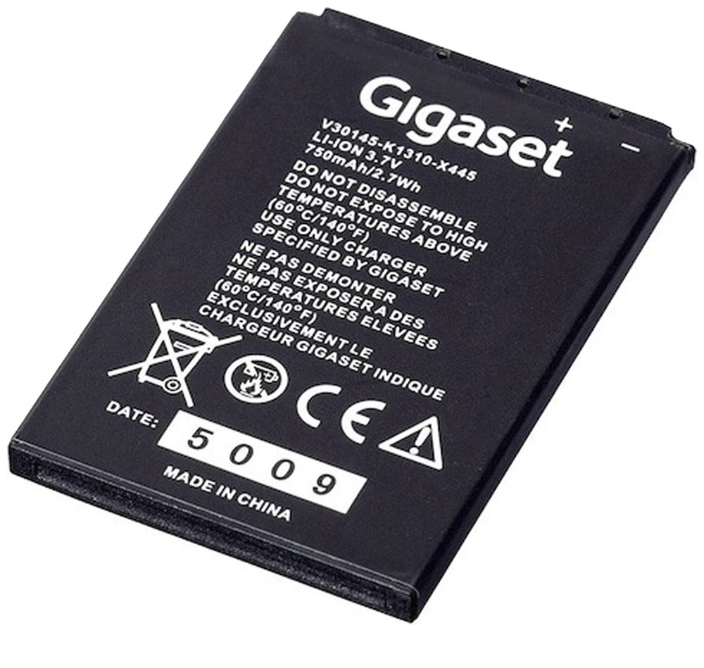 Accu Gigaset X445 Li-Ion 3.7V 750mAh per SL78H/SL400/SL450/SL4/SL4 Pro