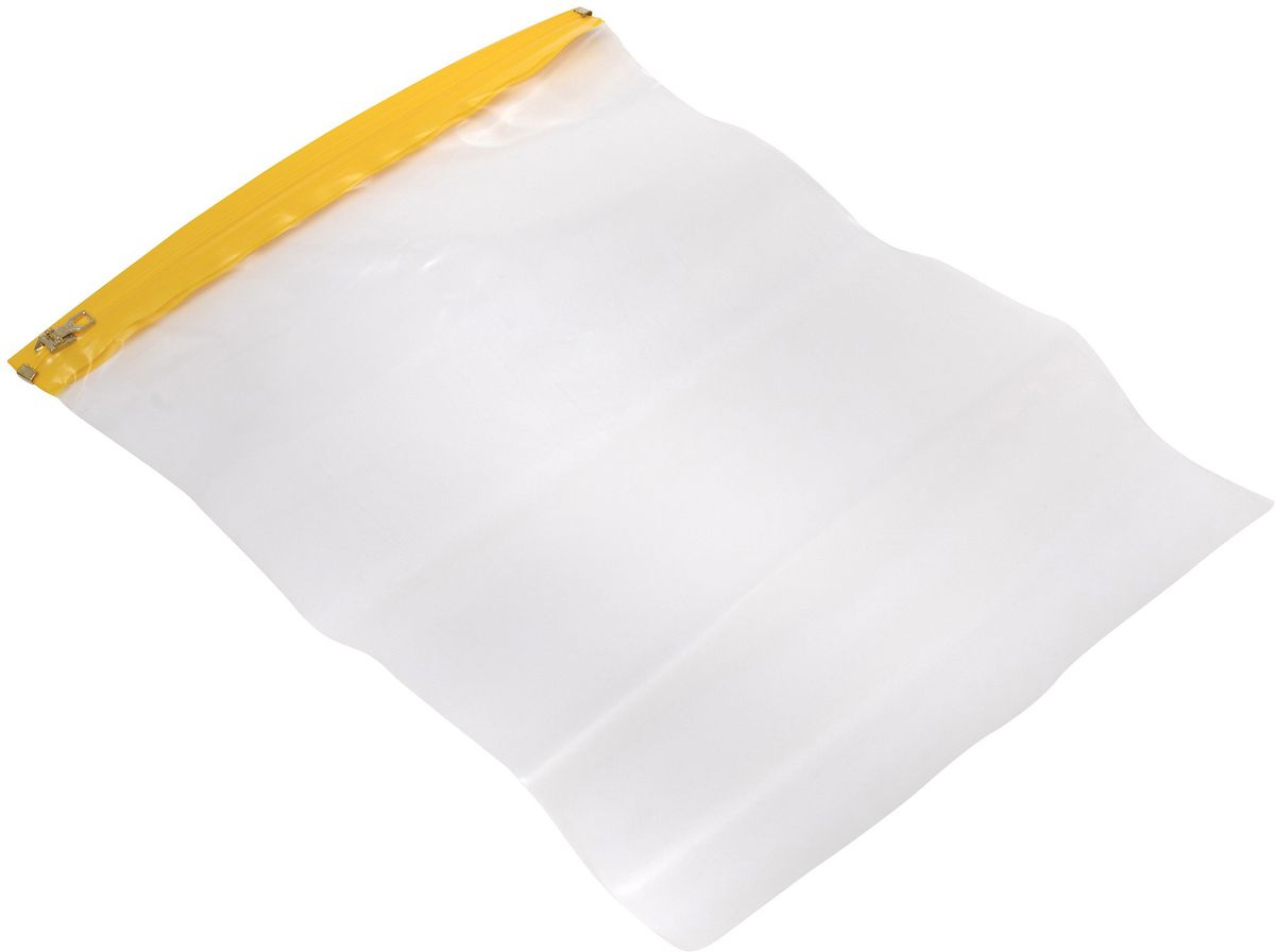 Planschutztasche mit Gleitverschluss, wasserfest, für Format A4, 335×230 mm