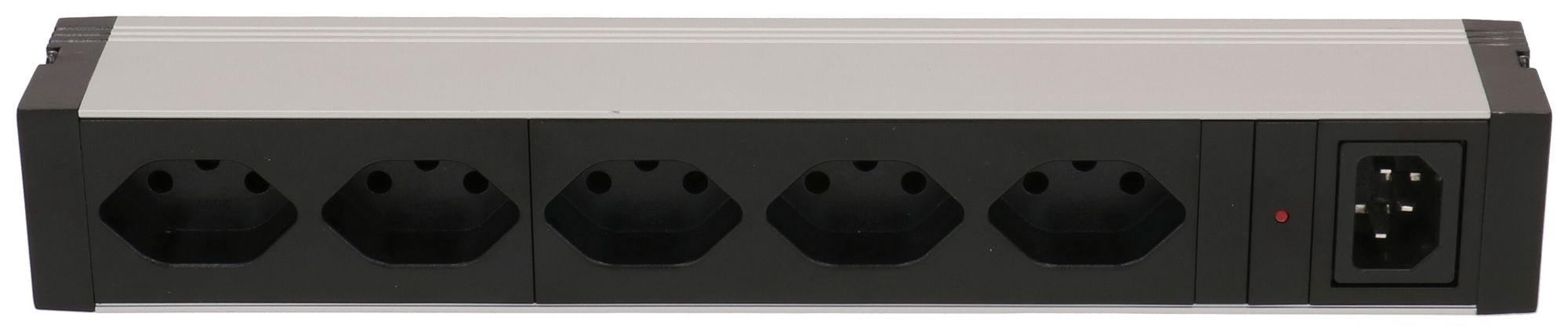 Presa multipla MH 5×T13 1UA nero