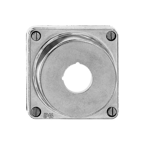 Blindabdeckung nass AG, GUP Al natur mit Bohrung 22.5mm