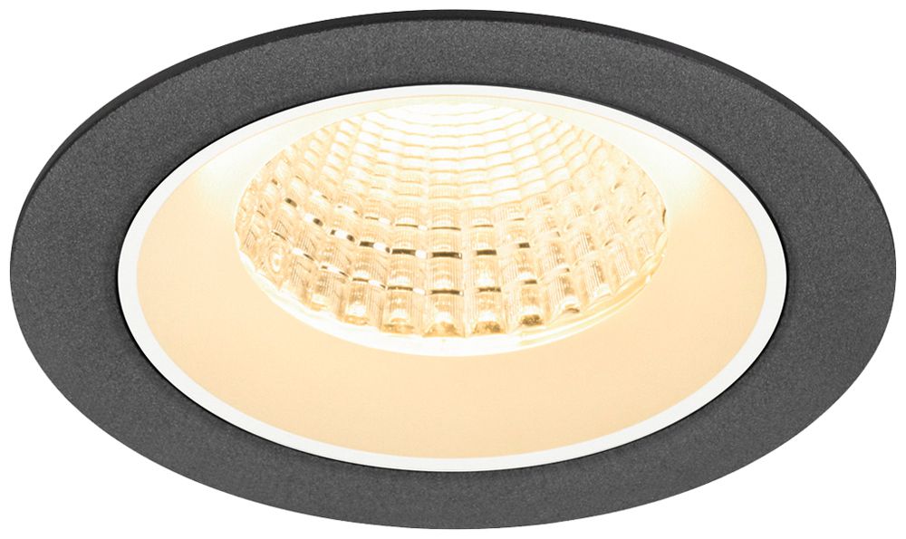 LED-Downlight SLV NUMINOS M 12W 1800lm 3000K WB DALI Ø105×68mm sz/ws