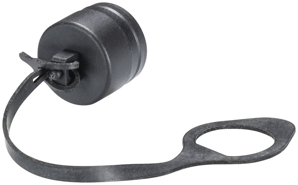 Cappuccio di chiusura RST16i5, per presa, nero