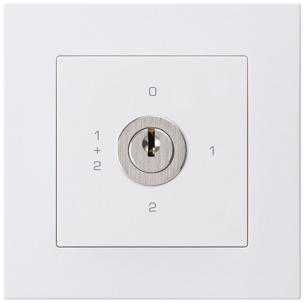 Interruttore rotativo INC kallysto.pro 1/1L bianco con serratura Kaba 8