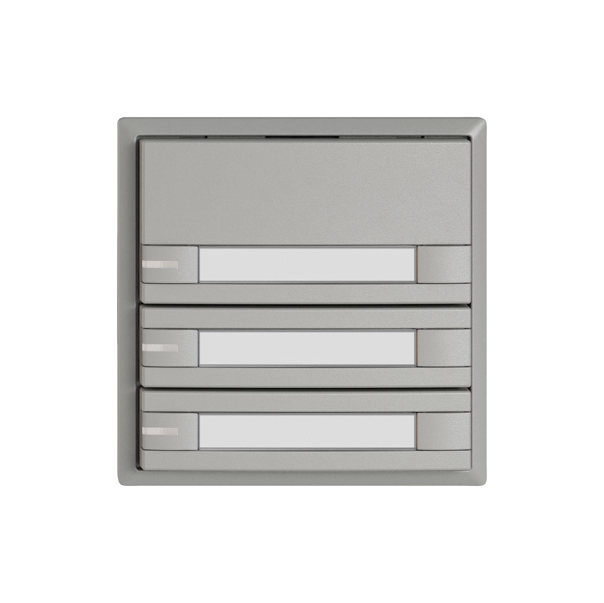 Pulsante KNX RGB EDIZIO.liv SNAPFIX® sensore temp.RGB-LED targ.3× com.2T grc