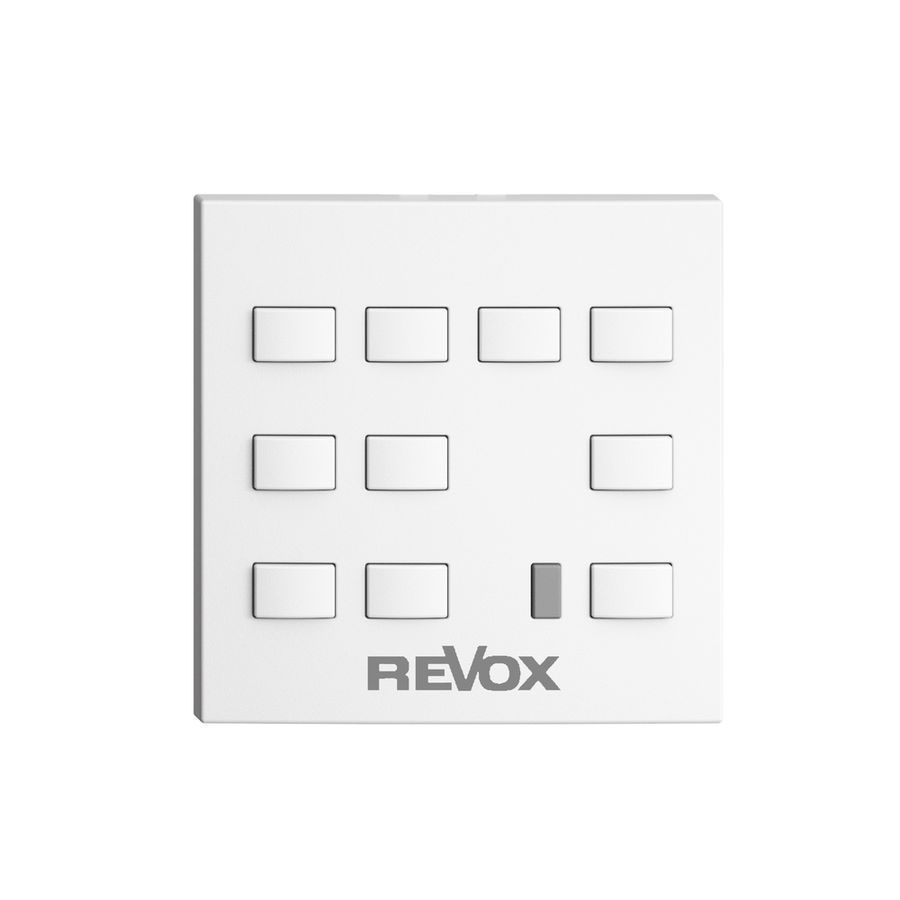 Kit montaggio EDIZIOdue F per Voxnet per stampa con 10 tast.&IR, bianco