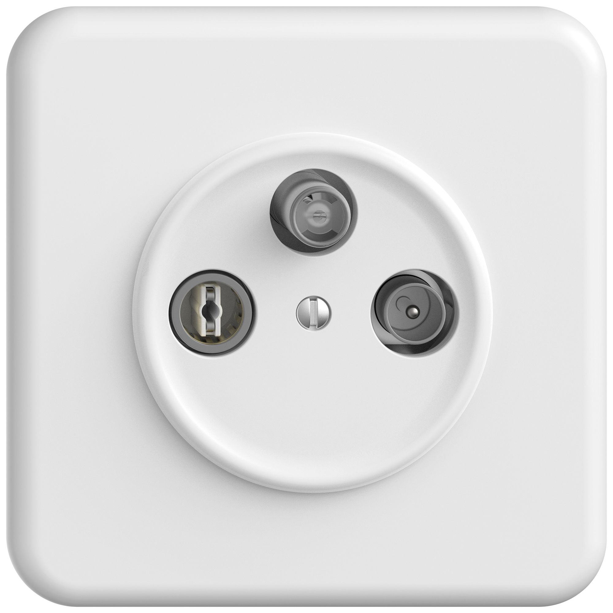 Prise antenne ENC TV-R-SAT STANDARDdue SNAPFIX® DB52 prise de dérivation bc