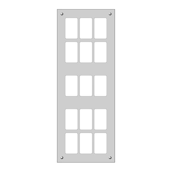 Montageplatte FH FLF 5×3 schwarz