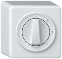AP-Drehschalter origin Mehrfachumschalter 5/1L 16A 250V 0-1-2-3 88×88×54mm weiss