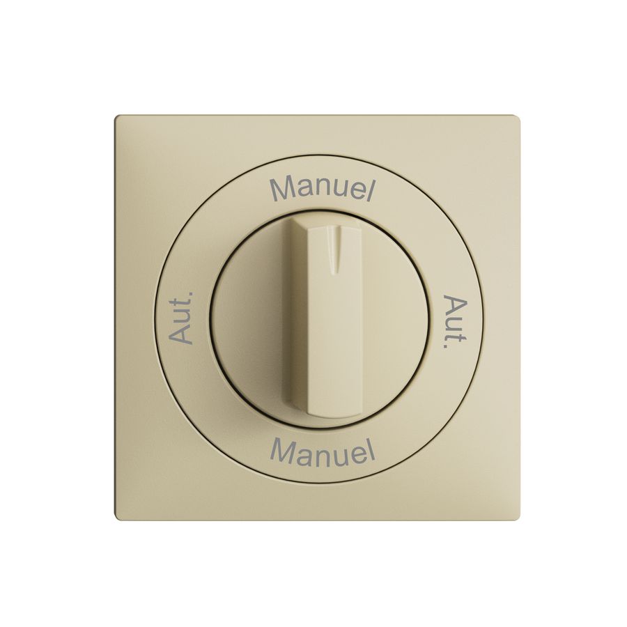 Kit frontal Auto-Main-Auto-Main EDIZIOdue 60×60mm vanille