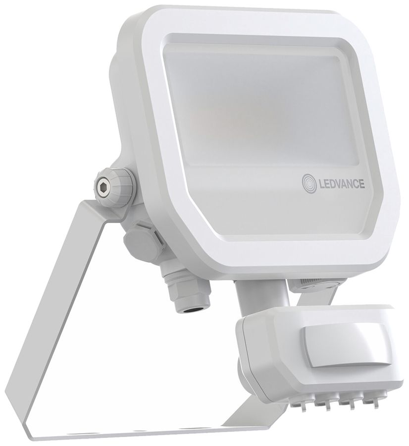 Projecteur LED LEDVANCE FLOODLIGHT10 PIR SEN 8W 1100lm 830 IP65 100° 136×57 bc