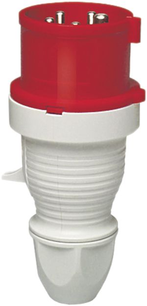 Stecker CEEtyp 5L 16A 6h IP44 Kontakte vernickelt SL