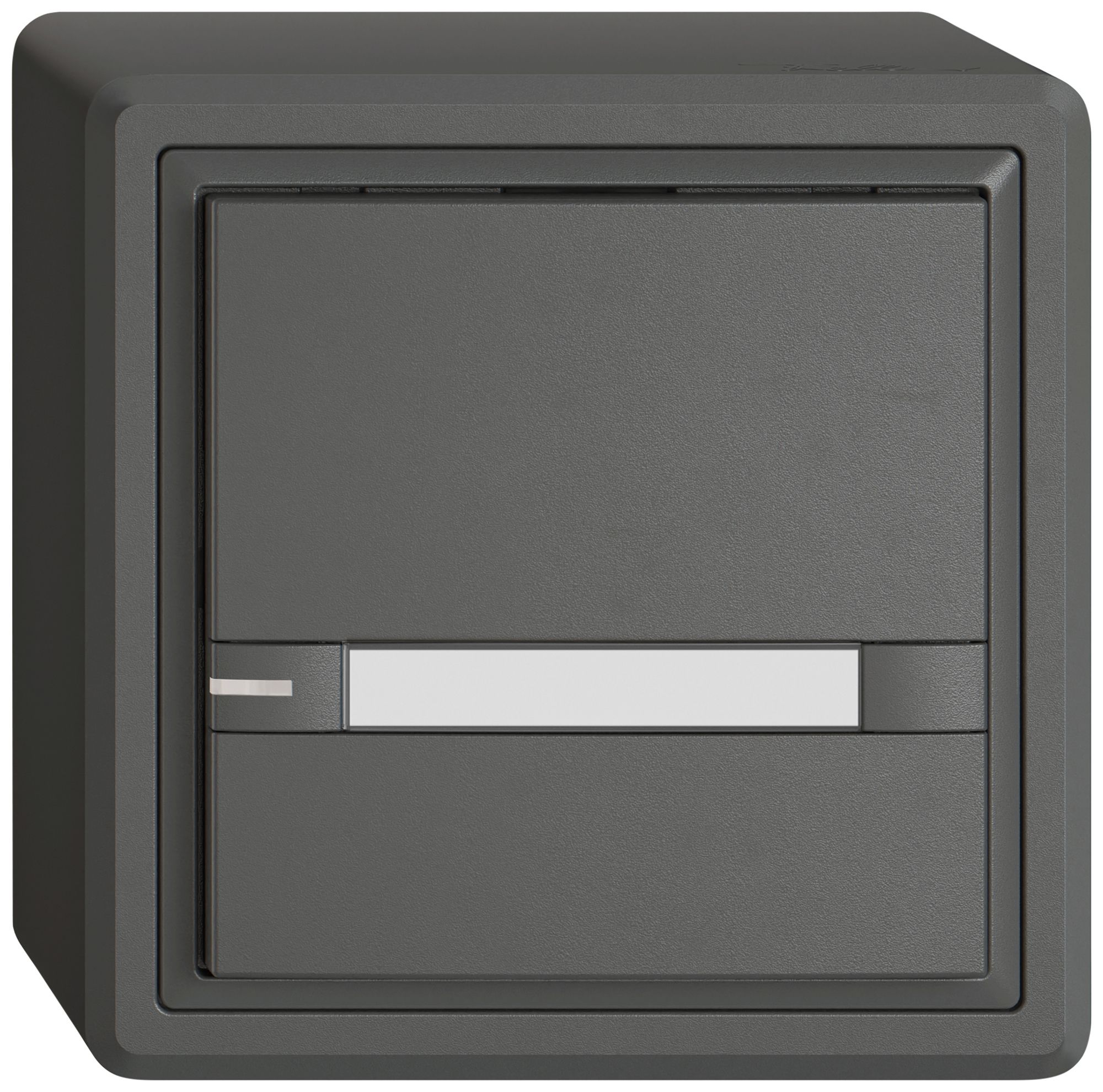 AP-Universaltaster EDIZIO.liv UNI SNAPFIX® m.LED RGB 1× 2-Tbed.Pap.dgu