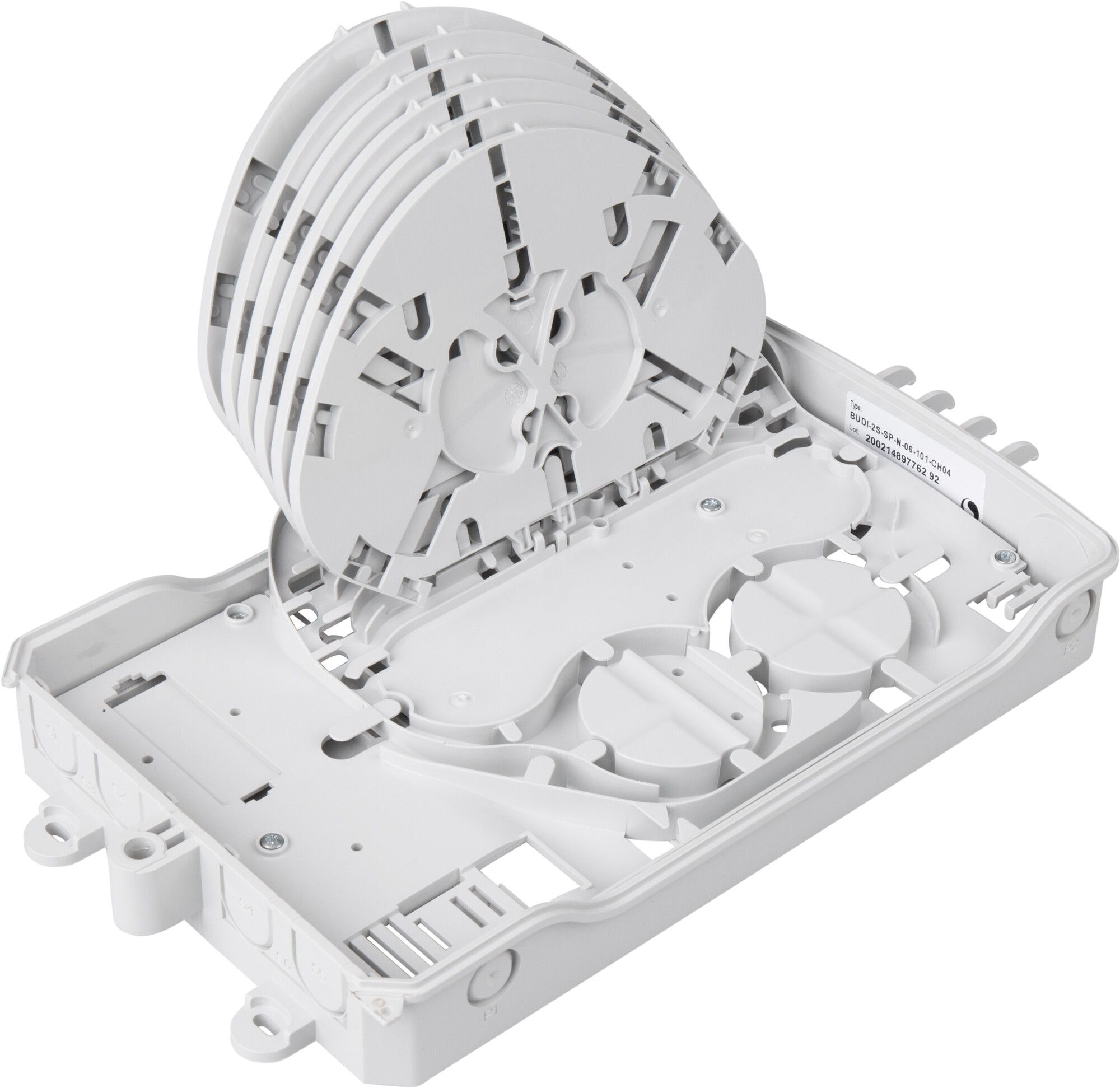 HAK o 6 V2, vollbestückt mit 6 Spleisskassetten