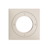 Kit frontal EDIZIOdue 0-1-0-1 60×60mm crema pour interrupteur à clé