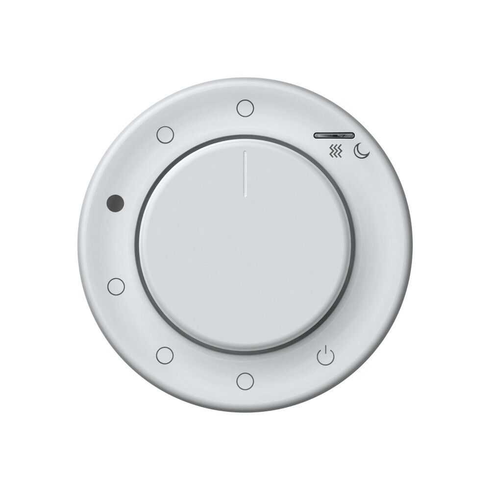Frontset origin Thermostat 16A 60×60×5mm weiss IP20