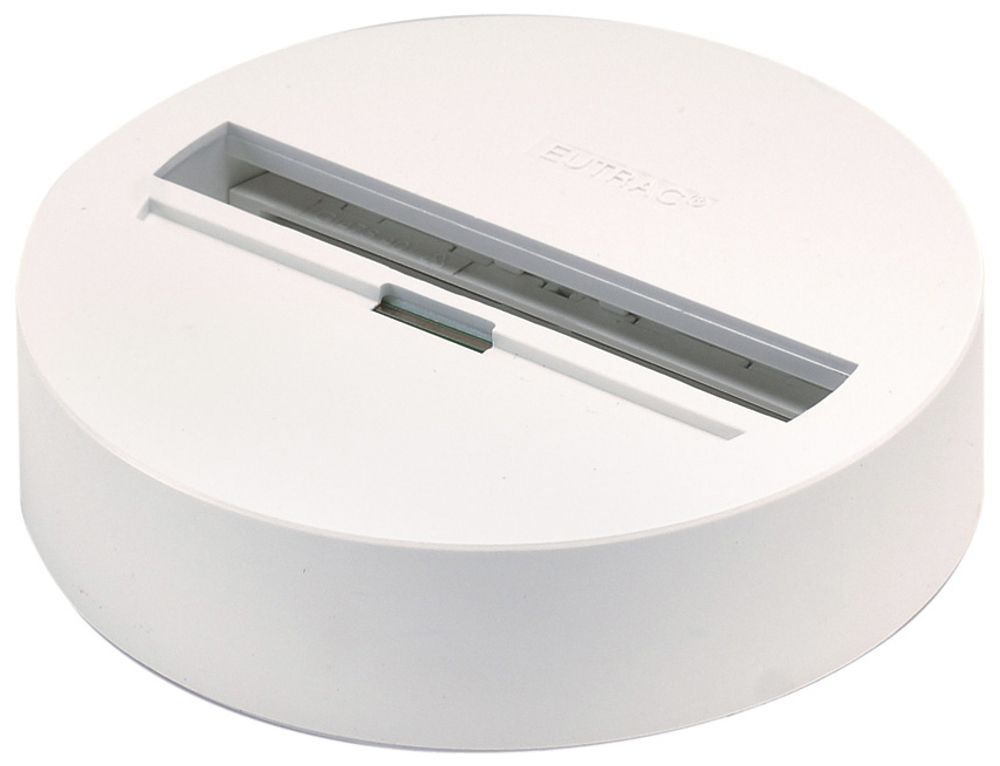 Monopoint universel SLV porte-adaptateur EUTRAC 3-phases, Ø119×31mm blanc