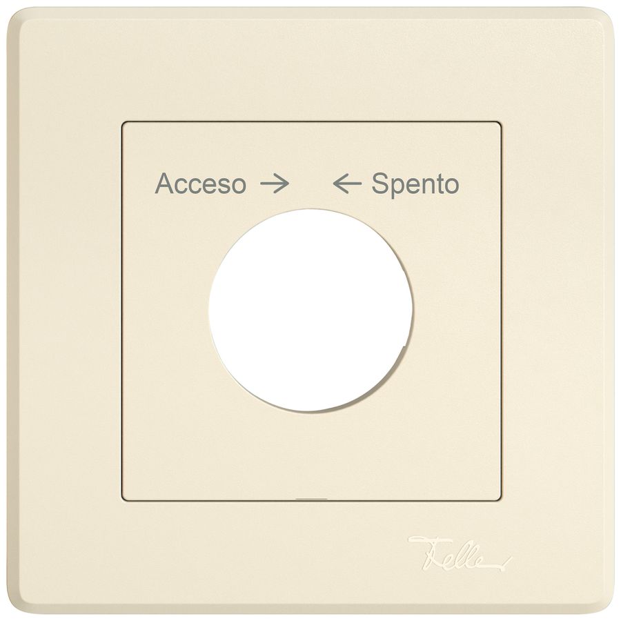 UP-Montageset EDIZIO.liv SNAPFIX® f.Schwenktaster m.Schloss Acceso → ← Spento cr