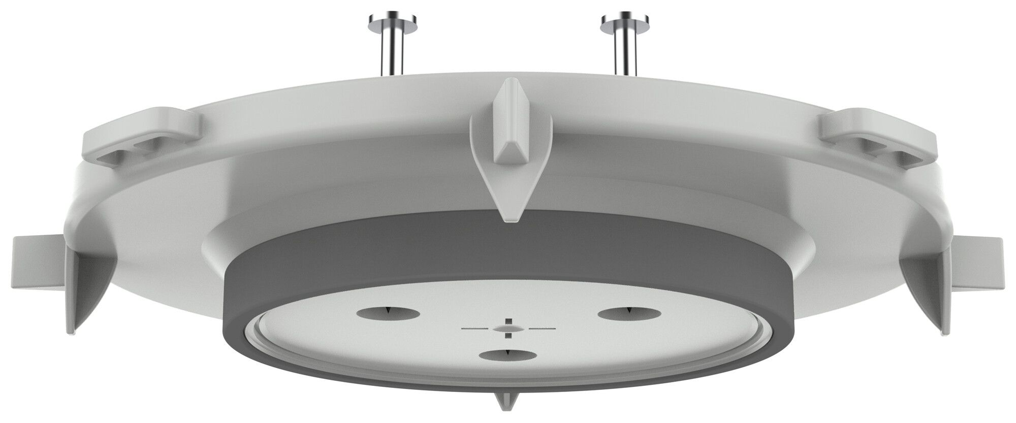 Elemento frontale LIGHT-BOX Ø75mm calcestruzzo vista TFI 850°C grigio