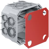 UP-Abzweigdose HSB Grösse 2 115×115×75mm GDP bei 850°C, 4 Nägel halogenfrei