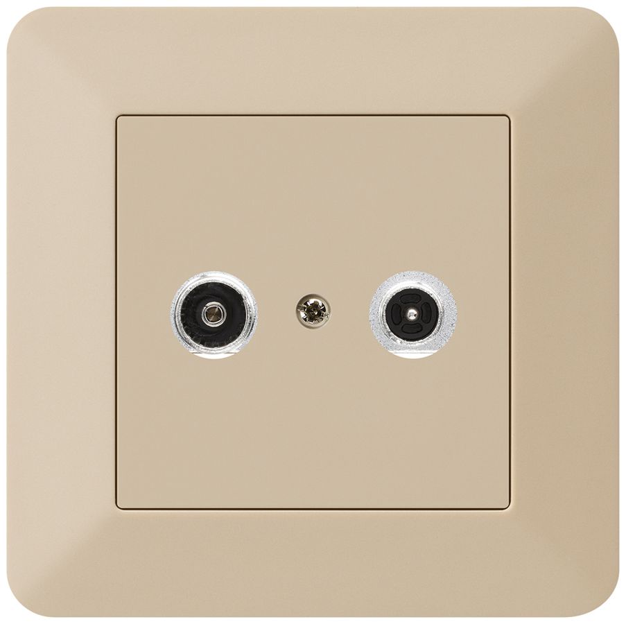 Prise antenne ENC kallysto.trend R/TV 19dB 2GHz beige