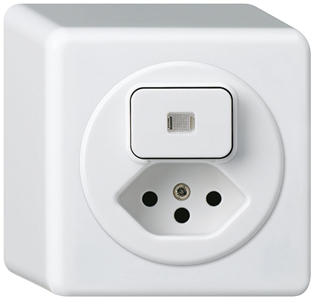 Combinaison lum.AP basico 3/1L+type 13 blanc