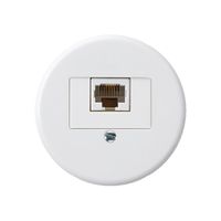 Einsatz zu UP-Dose basico 1×RJ45u weiss
