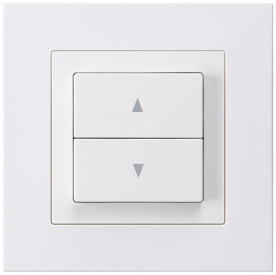 Interruttore per tapparelle INC kallysto.pro con 2 tasti di comando bianco