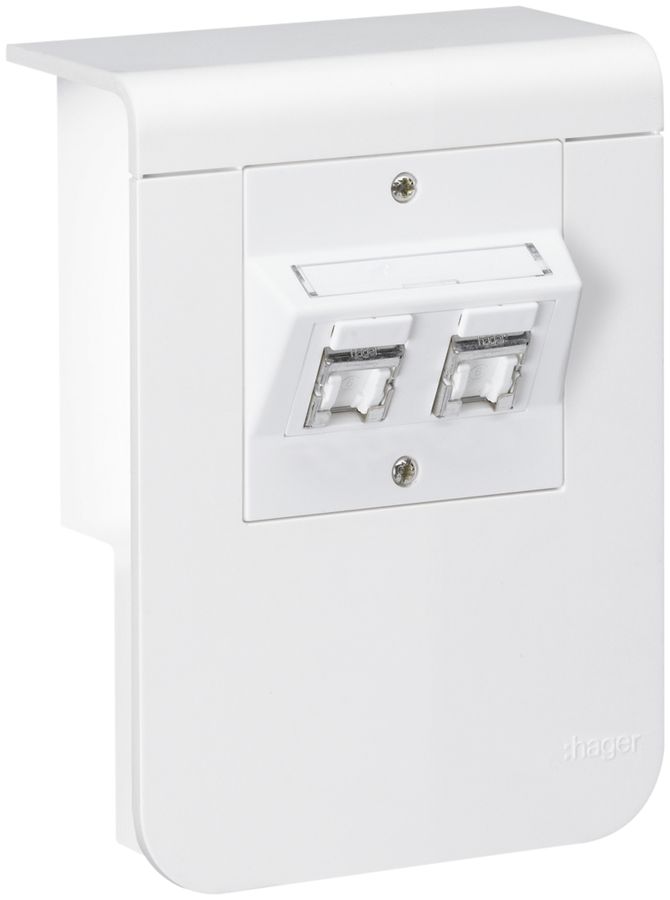 Scatola per apparecchi tehalit SL20115 2×Cat.6 CH, bianco traffico