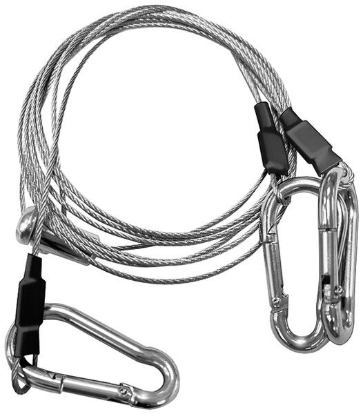 Corda di sicurezza ESYLUX JUNA 1000mm alluminio trasparente