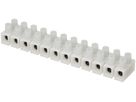 Barrette de bornes Adels-Contact 12P 4…16mm² 76A 500V blanc